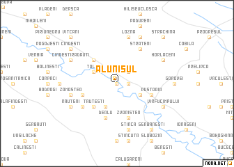 map of Alunişul