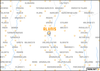 map of Aluniş