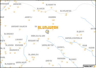 map of Al ‘Unjurah