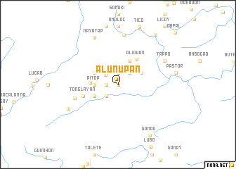 map of Alunupan