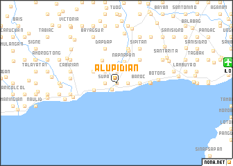 map of Alupidian