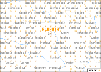 map of Alupota