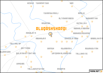 map of ‘Alūq ash Sharqī
