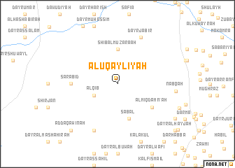 map of Al ‘Uqaylīyah