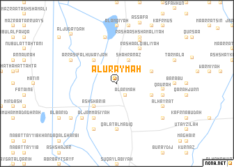 map of Al ‘Uraymah