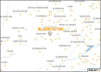 map of Al ‘Uraysīyah