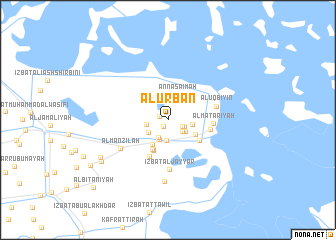 map of Al ‘Urbān