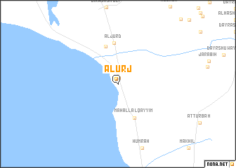 map of Al ‘Urj