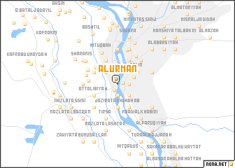 map of Al Urmān