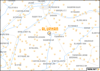 map of Al Ūrmān