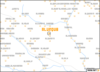 map of Al ‘Urqūb