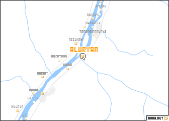 map of Al ‘Uryān