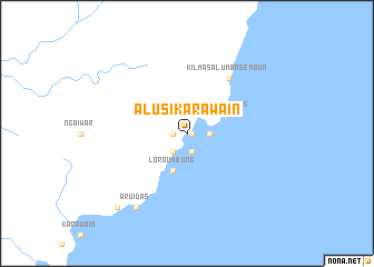 map of Alusikarawain