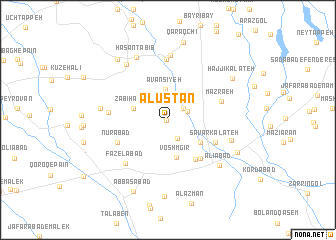 map of Ālūstān