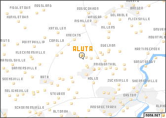 map of Aluta