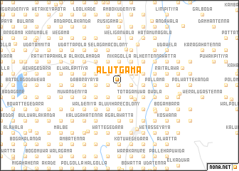 map of Alutgama