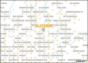 map of Alutgama