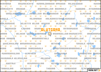 map of Alutgama