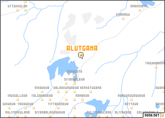 map of Alutgama