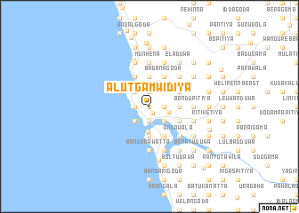 map of Alutgamwidiya