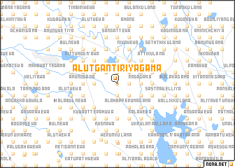 map of Alut Gantiriyagama