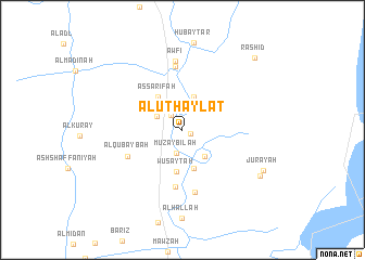 map of Al Uţḩaylāt