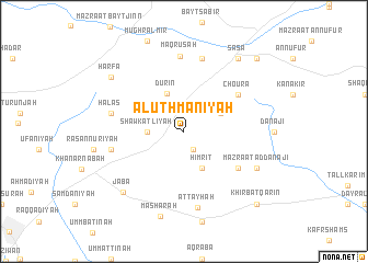 map of Al ‘Uthmānīyah