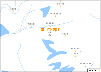 map of Al Uthrāt