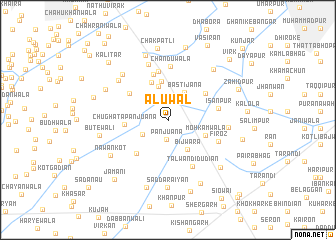 map of Aluwāl