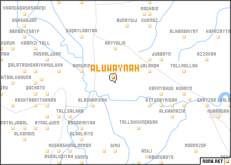 map of Al ‘Uwaynah