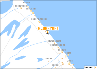 map of Al ‘Uwaynāt