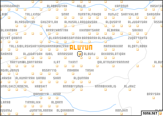 map of Al ‘Uyūn