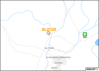 map of Al ‘Uyūn