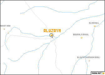 map of Al ‘Uz̧aym