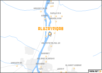 map of Al Uzayriqāb