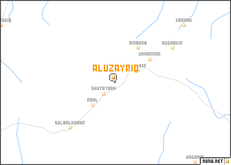 map of Al Uzayriq