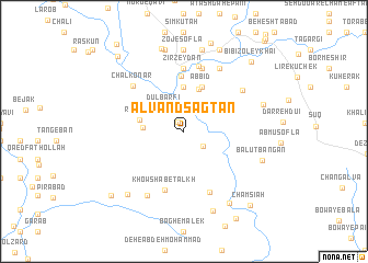 map of Alvand Sagtan