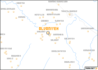 map of ‘Alvānīyeh