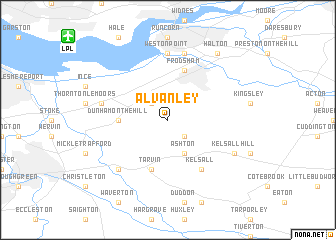 map of Alvanley