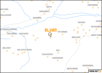 map of Alvān