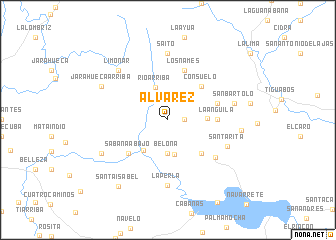 map of Álvarez