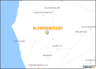map of Alvaro Obregón