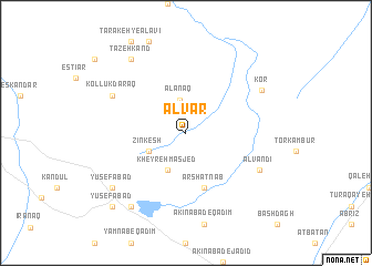 map of Alvār