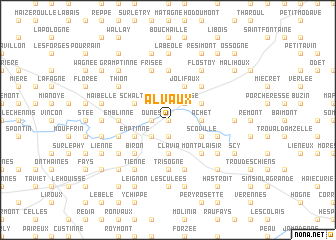 map of Alvaux