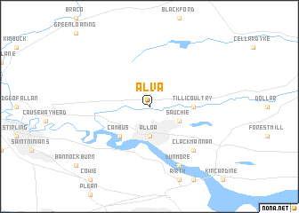 map of Alva