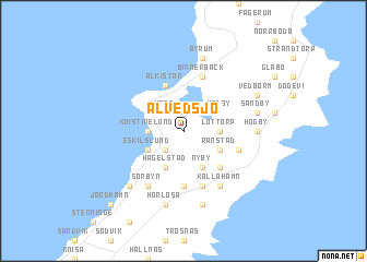 map of Alvedsjö