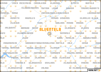 map of Alventela