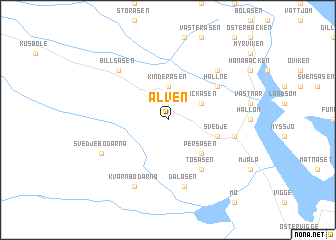 map of Älven