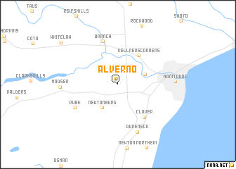map of Alverno