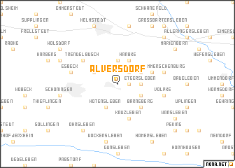 map of Alversdorf